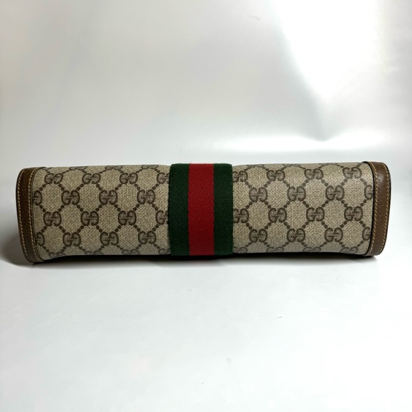 🔴SOLD🔴Gucci Large Ophidia Sherry Line Supreme GG Monogram Clutch - Picture 10 of 13